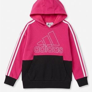 Adidas Kids Hoodie in Pink and Black